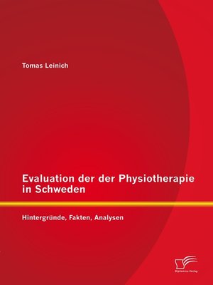 cover image of Evaluation der Physiotherapie in Schweden
